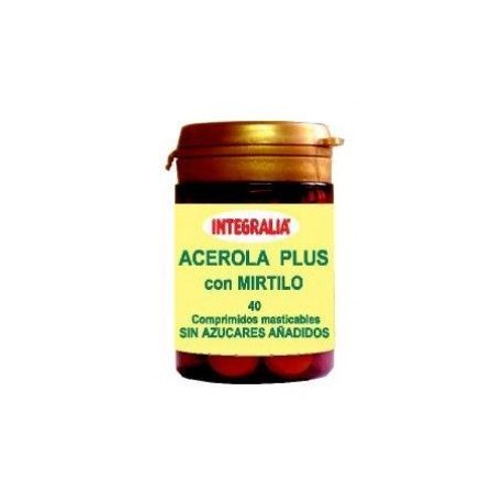 Acerola plus con mirtilo 40 comprimidos