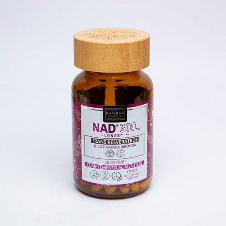 NAD 300mg trasn resveratrol 60 cápsulas