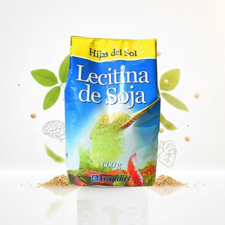Lecitina de soja granulada 600 g GMO