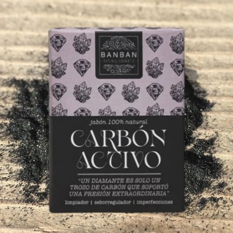 Jabón carbón activo