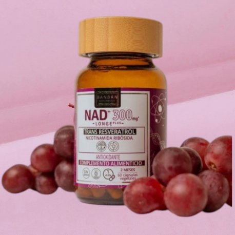 NAD 300mg trasn resveratrol 60 cápsulas