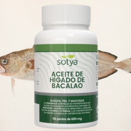 Higado de bacalao perlas Sotya