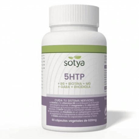 5 HTP + B6 + biotina 60 cápsulas