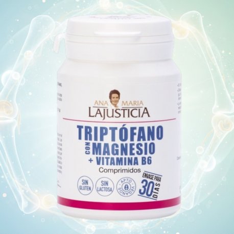 Triptófano con Magnesio + vitamina B6 60 comprimidos