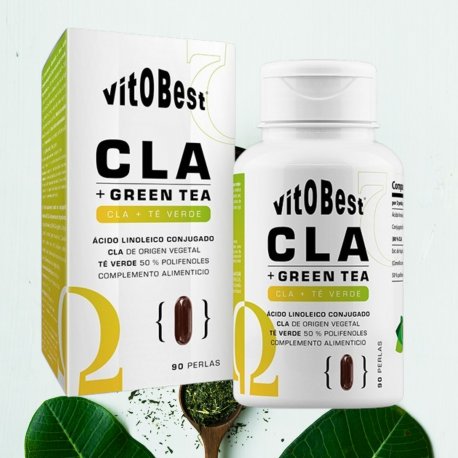 CLA té verde 90 perlas