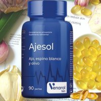 Ajo, espino blanco y olivo 90 perlas