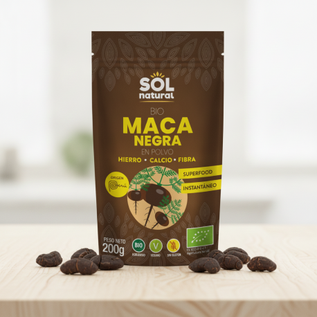 Maca negra polvo Bio 200 g Sol