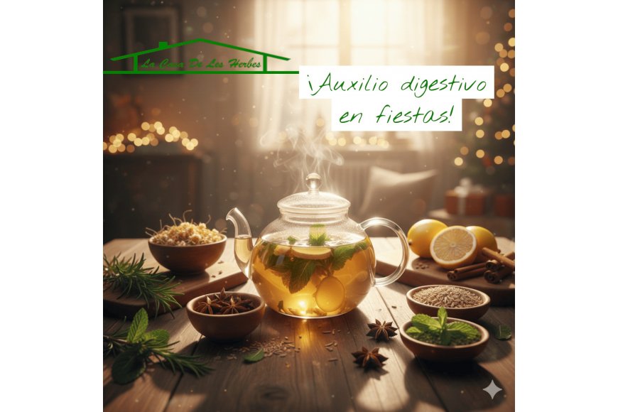 ¡Auxilio digestivo en fiestas! Tus plantas medicinales aliadas 